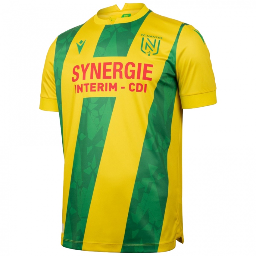 Heren Nicolas Cozza #3 Geel Groen Thuisshirt Thuistenue 2024/25 T-Shirt België