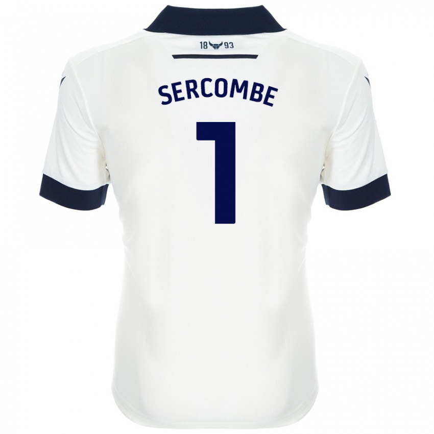 Heren Paris Sercombe #1 Wit Marineblauw Uitshirt Uittenue 2024/25 T-Shirt België