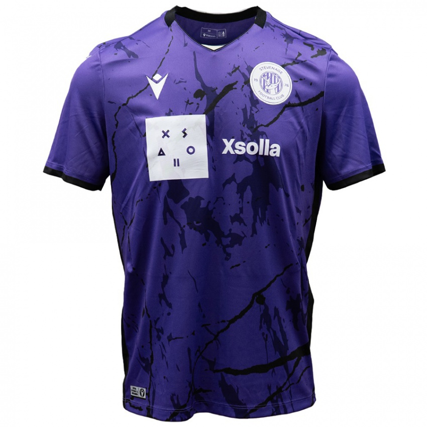 Homme Maillot David Hicks #36 Violet Tenues Extérieur 2024/25 T-Shirt Belgique