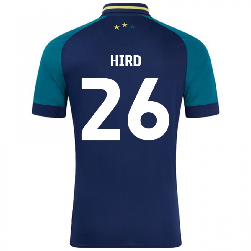 Heren Kayley Hird #26 Marineblauw Donkergroen Uitshirt Uittenue 2024/25 T-Shirt België