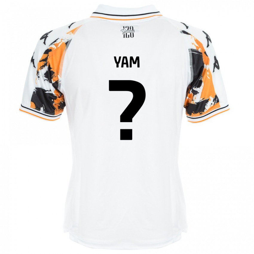 Heren Callum Yam #0 Wit Uitshirt Uittenue 2024/25 T-Shirt België