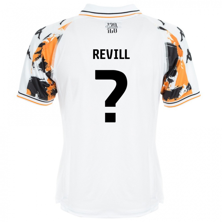 Heren Harry Revill #0 Wit Uitshirt Uittenue 2024/25 T-Shirt België