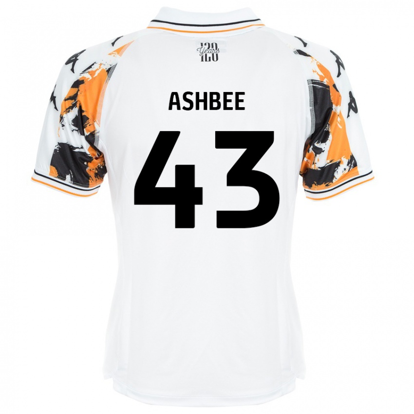 Heren Stanley Ashbee #43 Wit Uitshirt Uittenue 2024/25 T-Shirt België