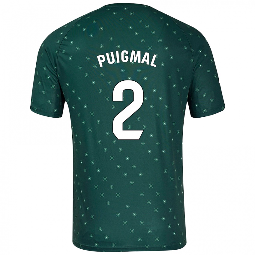 Heren Arnau Puigmal #2 Donkergroen Uitshirt Uittenue 2024/25 T-Shirt België