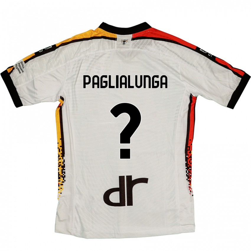 Heren Robert Paglialunga #0 Wit Zwart Uitshirt Uittenue 2024/25 T-Shirt België