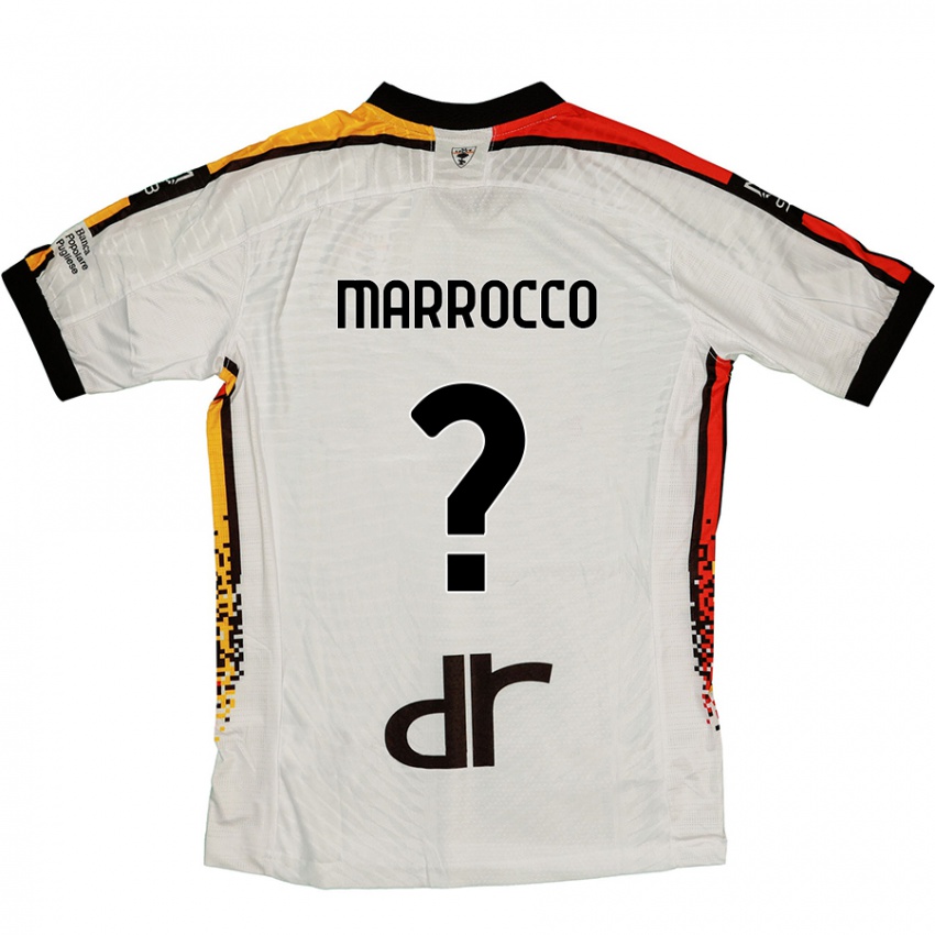 Heren Iacopo Marrocco #0 Wit Zwart Uitshirt Uittenue 2024/25 T-Shirt België