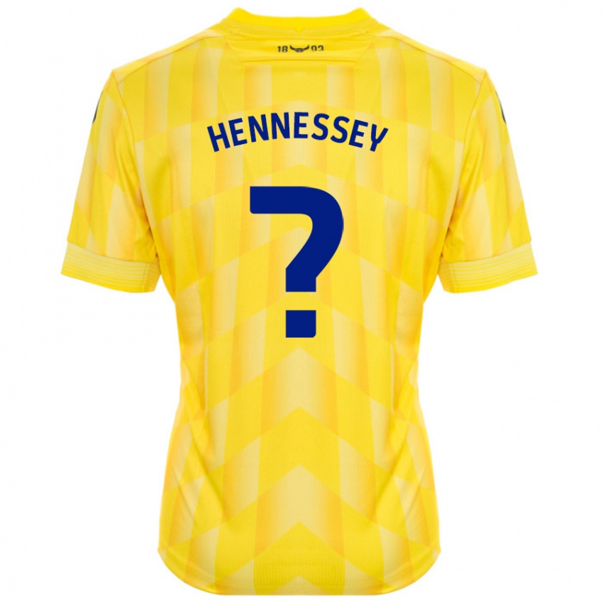 Femme Maillot Laura Hennessey #0 Jaune Tenues Domicile 2024/25 T-Shirt Belgique