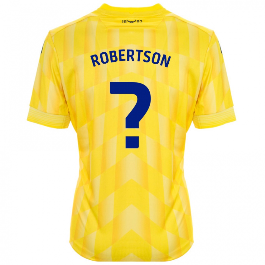 Femme Maillot Maddie Robertson #0 Jaune Tenues Domicile 2024/25 T-Shirt Belgique