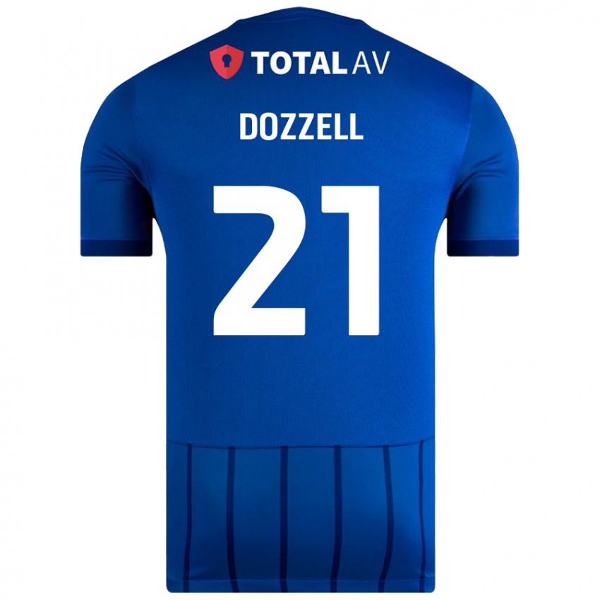 Femme Maillot Andre Dozzell #21 Bleu Tenues Domicile 2024/25 T-Shirt Belgique