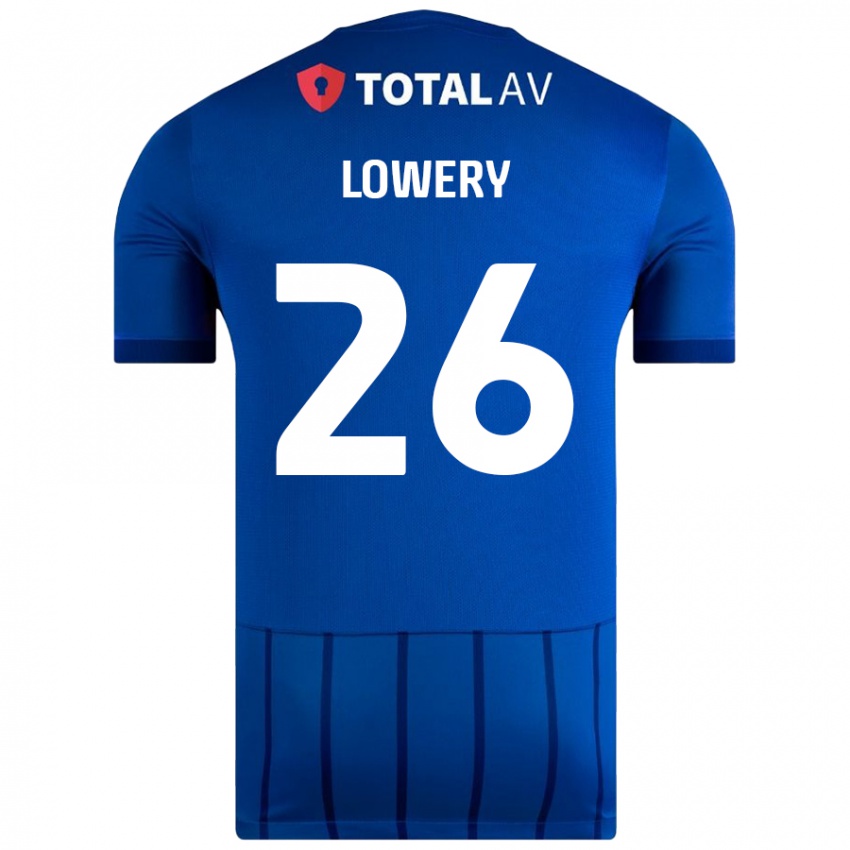 Femme Maillot Tom Lowery #26 Bleu Tenues Domicile 2024/25 T-Shirt Belgique