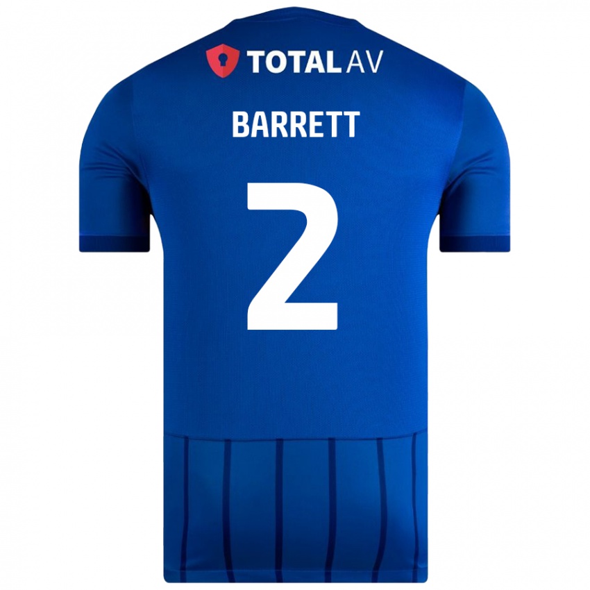 Femme Maillot Nicole Barrett #2 Bleu Tenues Domicile 2024/25 T-Shirt Belgique