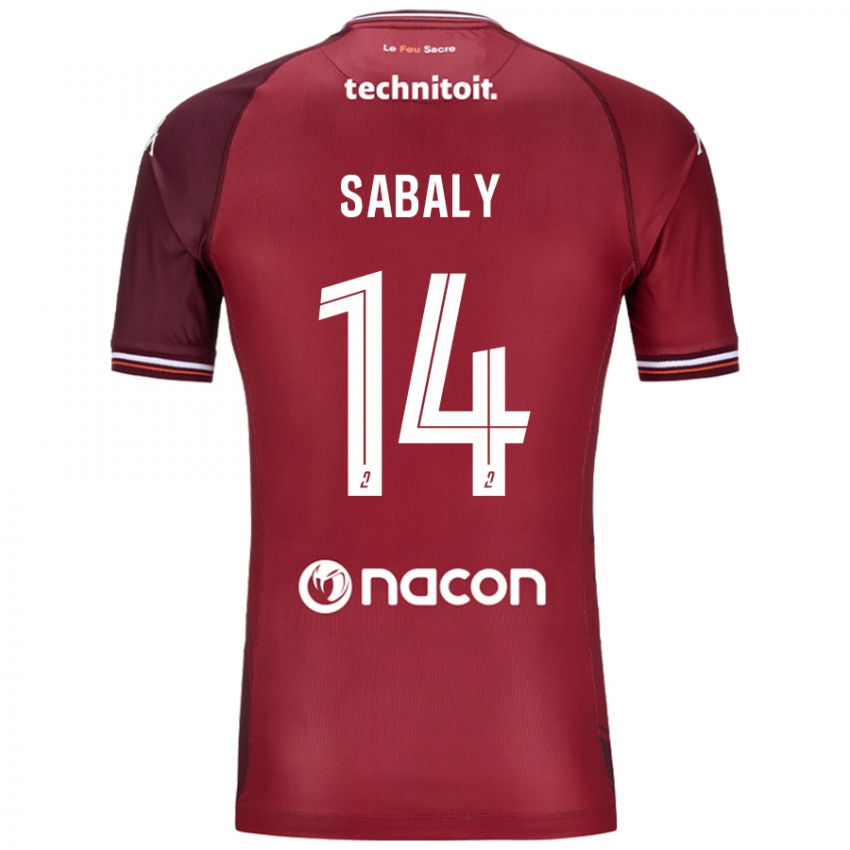 Dames Cheikh Sabaly #14 Rood Granata Thuisshirt Thuistenue 2024/25 T-Shirt België