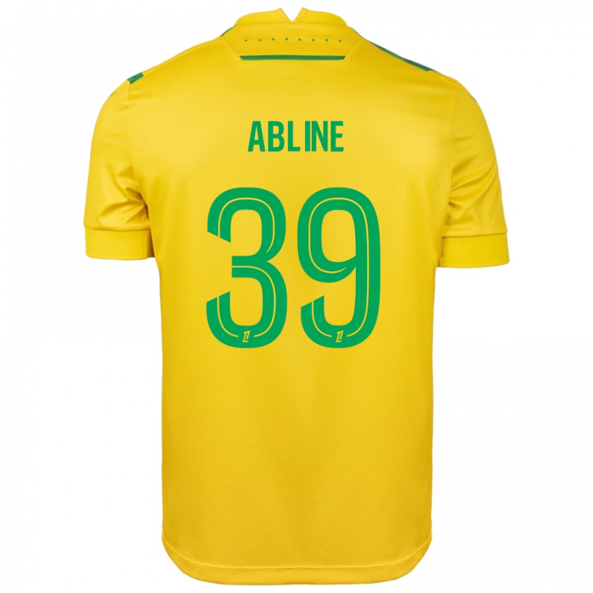 Dames Matthis Abline #39 Geel Groen Thuisshirt Thuistenue 2024/25 T-Shirt België