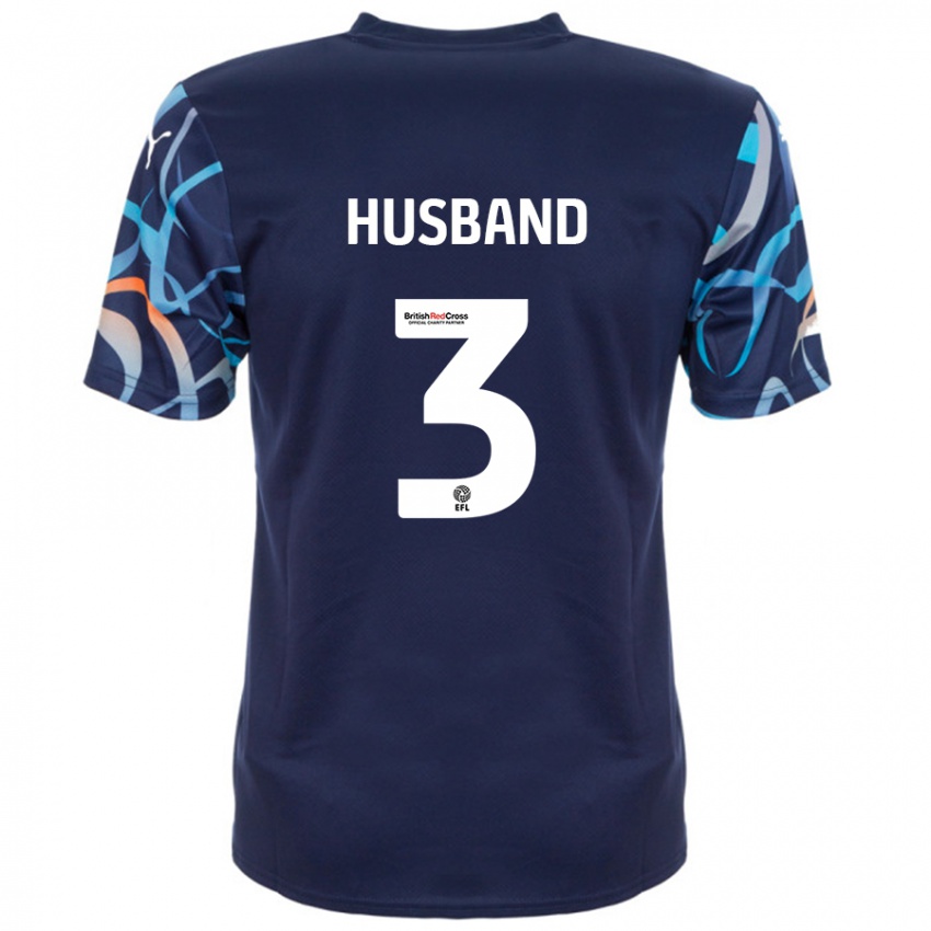 Dames James Husband #3 Marineblauw Uitshirt Uittenue 2024/25 T-Shirt België