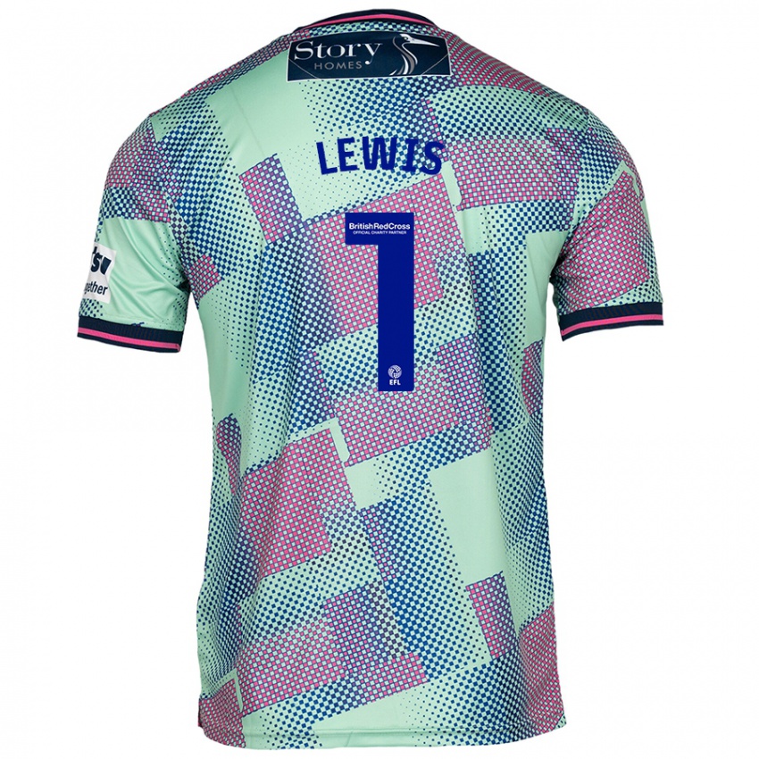 Femme Maillot Harry Lewis #1 Vert Tenues Extérieur 2024/25 T-Shirt Belgique