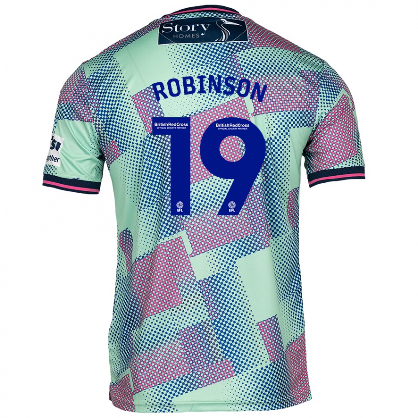 Femme Maillot Jack Robinson #19 Vert Tenues Extérieur 2024/25 T-Shirt Belgique