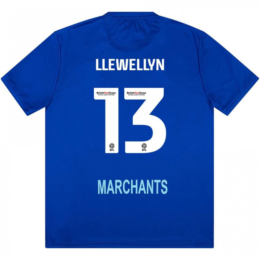 Dames Ffion Llewellyn #13 Groen Uitshirt Uittenue 2024/25 T-Shirt België