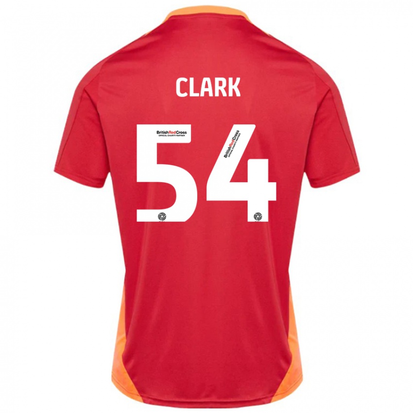 Femme Maillot Max Clark #54 Bleu Blanc Cassé Tenues Extérieur 2024/25 T-Shirt Belgique