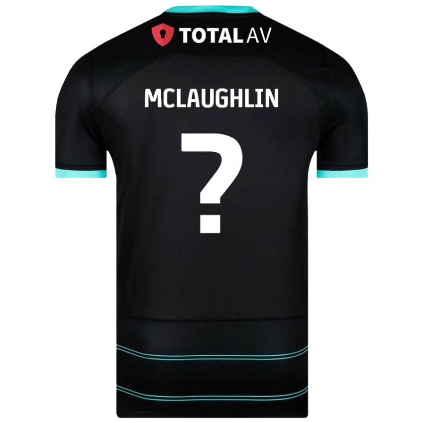 Femme Maillot Erin Mclaughlin #0 Noir Tenues Extérieur 2024/25 T-Shirt Belgique