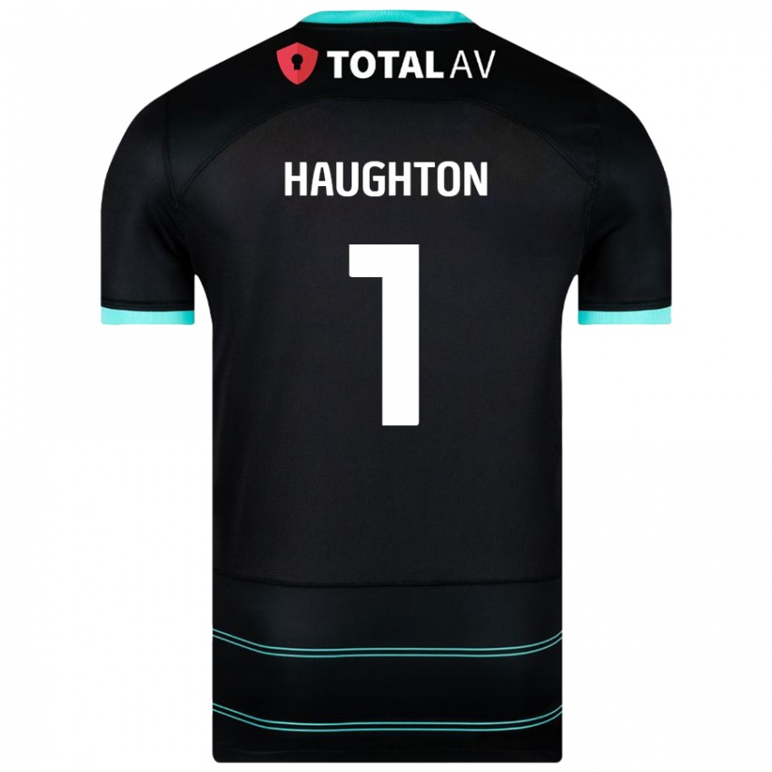 Femme Maillot Hannah Haughton #1 Noir Tenues Extérieur 2024/25 T-Shirt Belgique