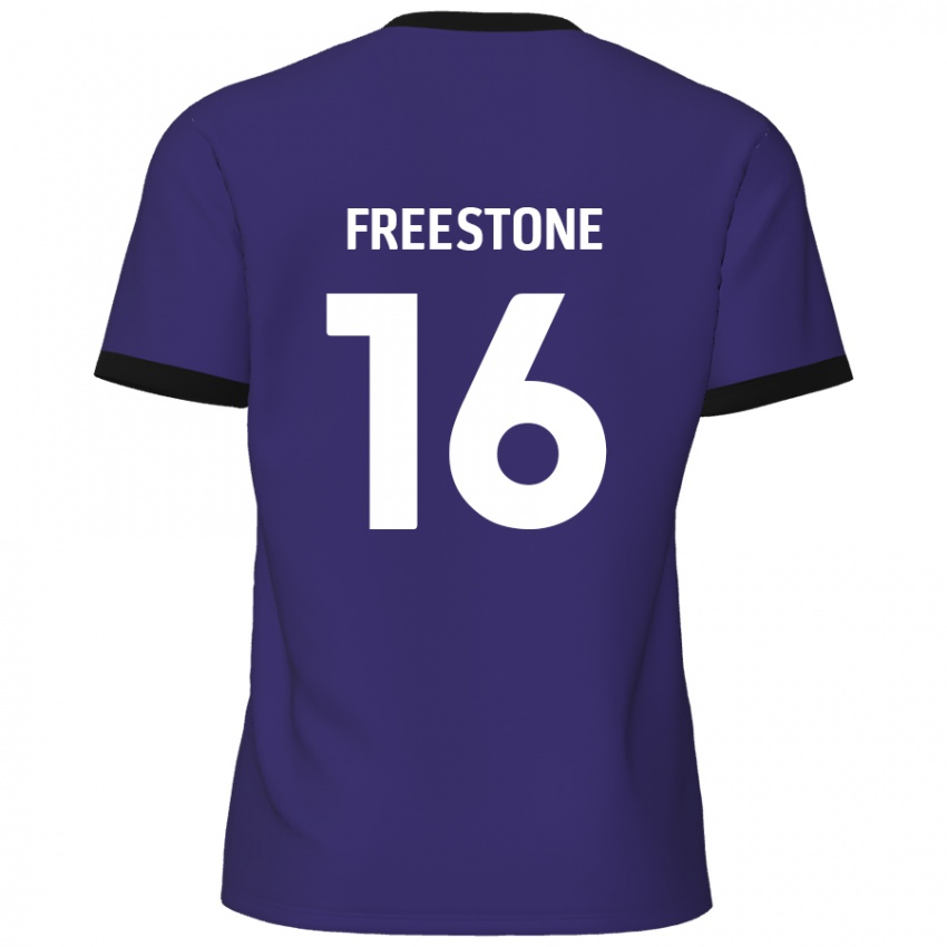 Femme Maillot Lewis Freestone #16 Violet Tenues Extérieur 2024/25 T-Shirt Belgique