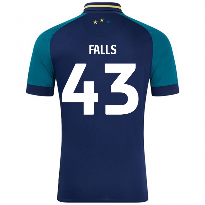 Dames Conor Falls #43 Marineblauw Donkergroen Uitshirt Uittenue 2024/25 T-Shirt België