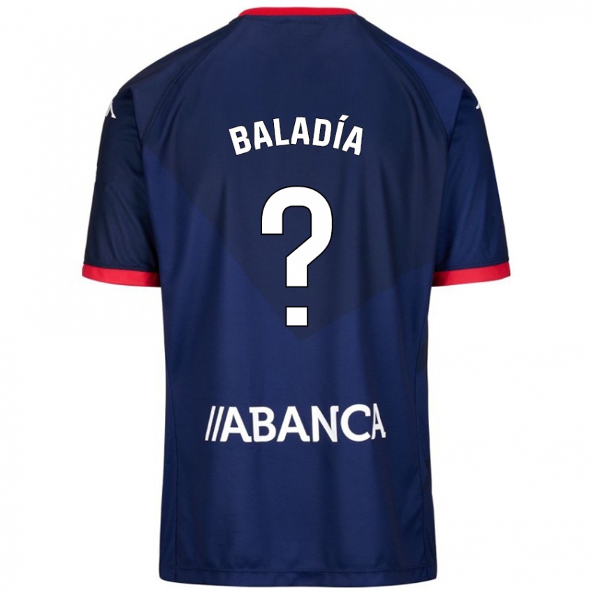 Femme Maillot Álvaro Baladía #21 Bleu Marine Tenues Extérieur 2024/25 T-Shirt Belgique