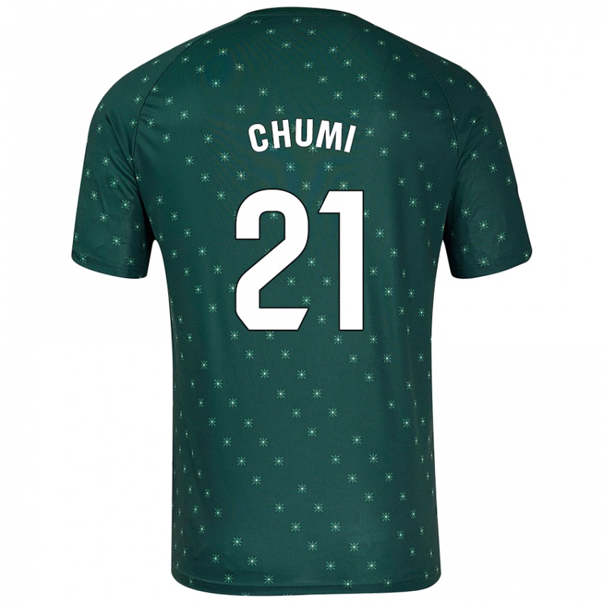 Dames Chumi #21 Donkergroen Uitshirt Uittenue 2024/25 T-Shirt België