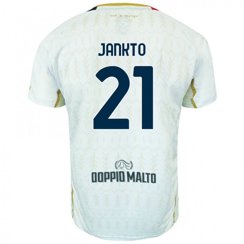 Femme Maillot Jakub Jankto #21 Blanc Tenues Extérieur 2024/25 T-Shirt Belgique