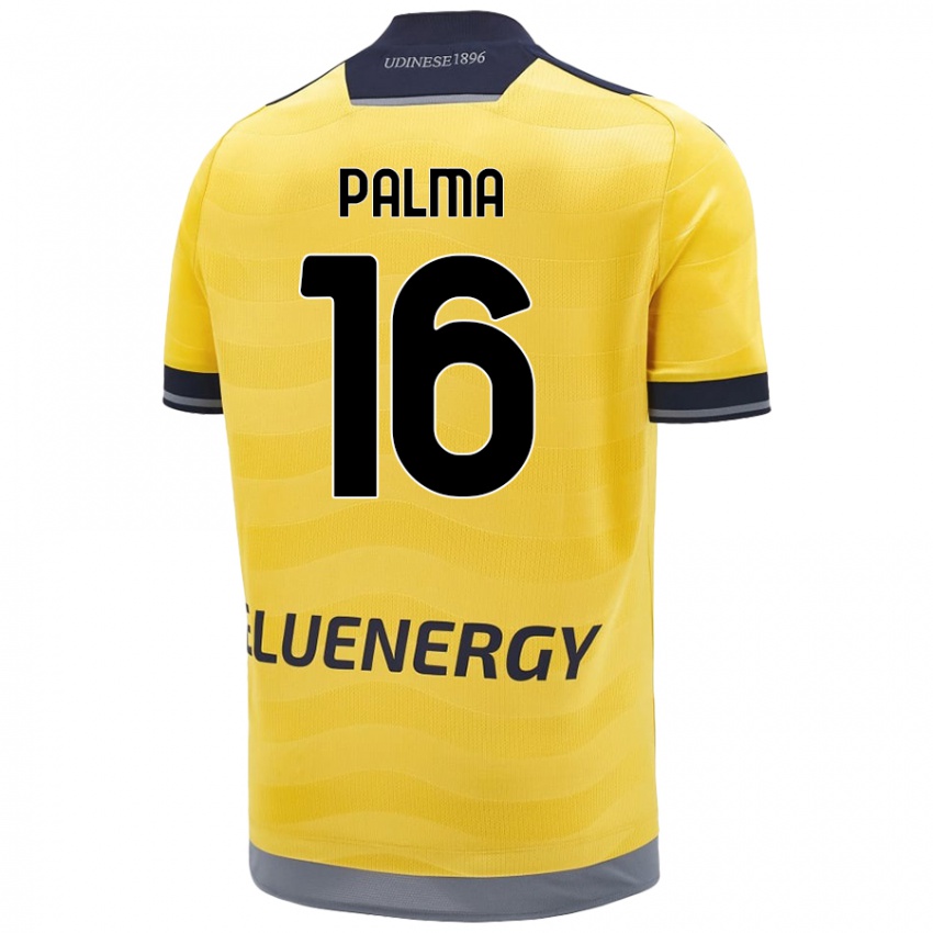 Femme Maillot Matteo Palma #16 Doré Tenues Extérieur 2024/25 T-Shirt Belgique