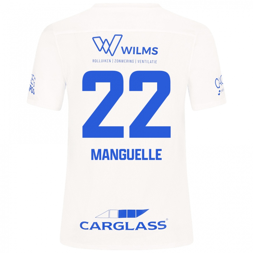 Femme Maillot Brad Manguelle #22 Blanc Tenues Extérieur 2024/25 T-Shirt Belgique