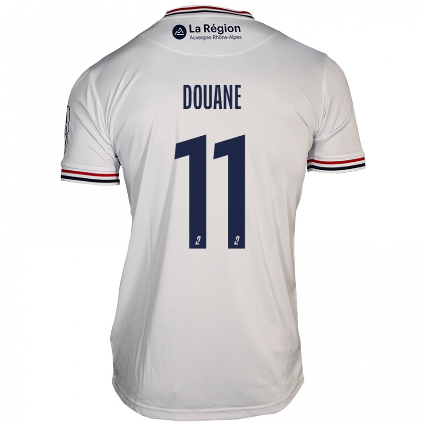 Femme Maillot Maïdine Douane #11 Blanc Tenues Extérieur 2024/25 T-Shirt Belgique