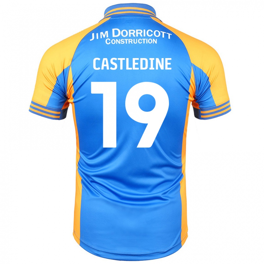 Kinderen Leo Castledine #19 Blauw Amber Thuisshirt Thuistenue 2024/25 T-Shirt België