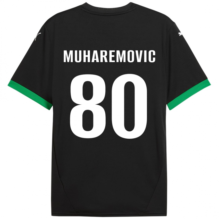 Kinderen Tarik Muharemovic #80 Zwart Donkergroen Thuisshirt Thuistenue 2024/25 T-Shirt België