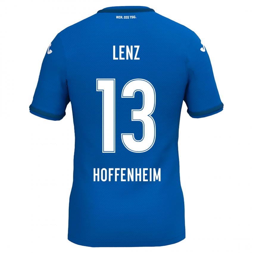 Kinder Christopher Lenz #13 Königsblau Heimtrikot Trikot 2024/25 T-Shirt Belgien