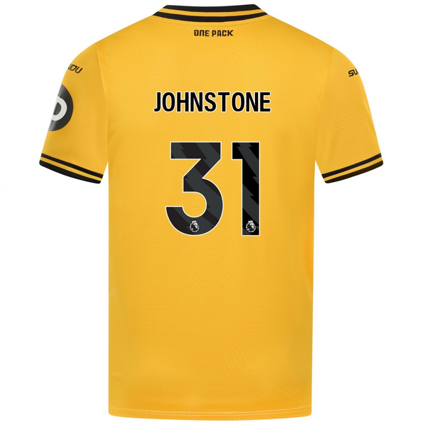 Kinderen Sam Johnstone #31 Geel Thuisshirt Thuistenue 2024/25 T-Shirt België