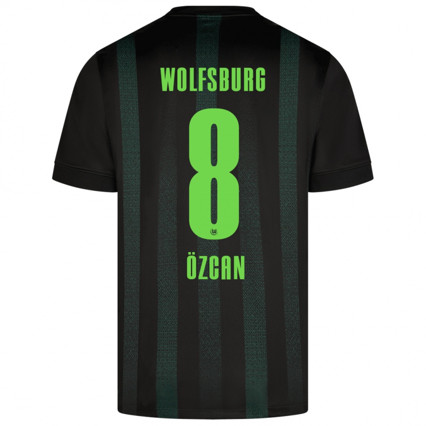 Kinder Salih Ozcan #8 Dunkelgrün Auswärtstrikot Trikot 2024/25 T-Shirt Belgien