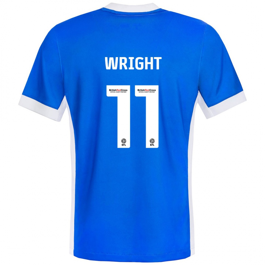 Kinderen Scott Wright #11 Blauw Wit Thuisshirt Thuistenue 2024/25 T-Shirt België