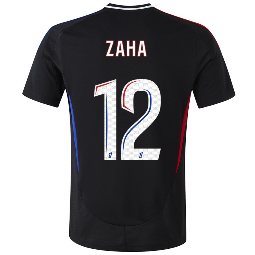 Kinderen Wilfried Zaha #12 Zwart Uitshirt Uittenue 2024/25 T-Shirt België