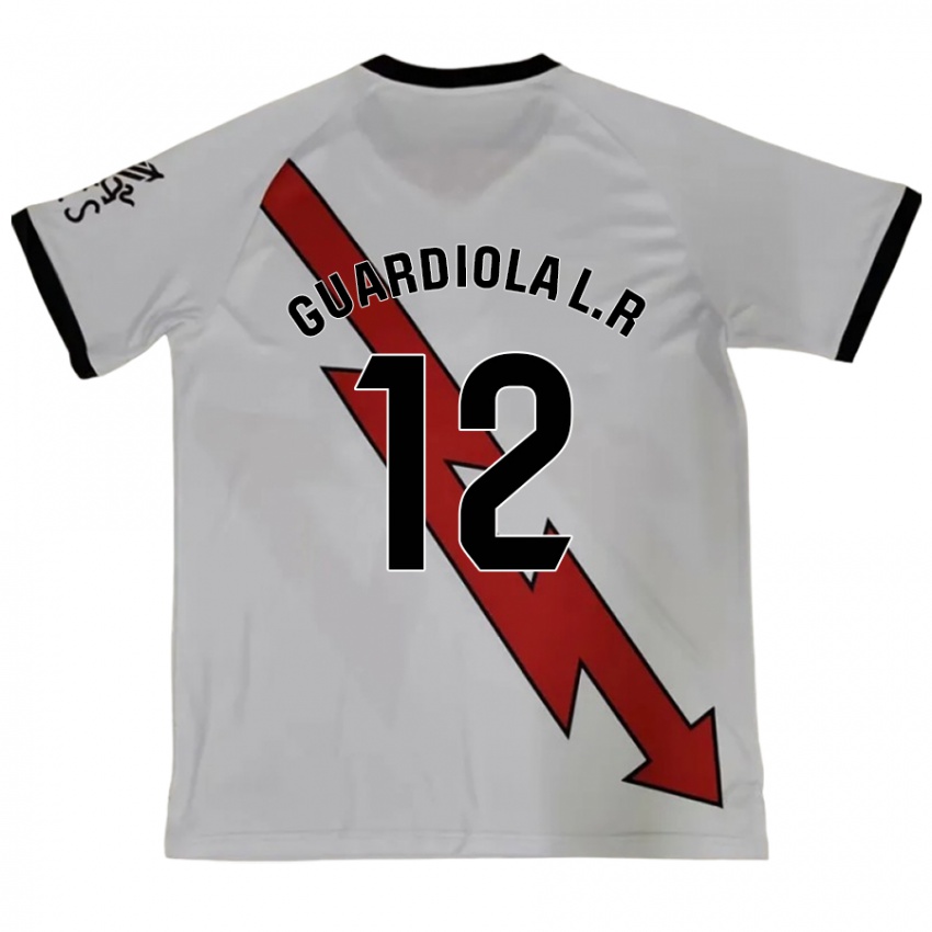 Kinderen Sergi Guardiola #12 Rood Uitshirt Uittenue 2024/25 T-Shirt België