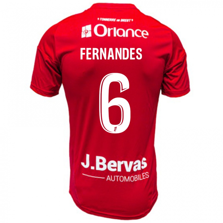 Kinderen Edimilson Fernandes #6 Rood Wit Thuisshirt Thuistenue 2024/25 T-Shirt België