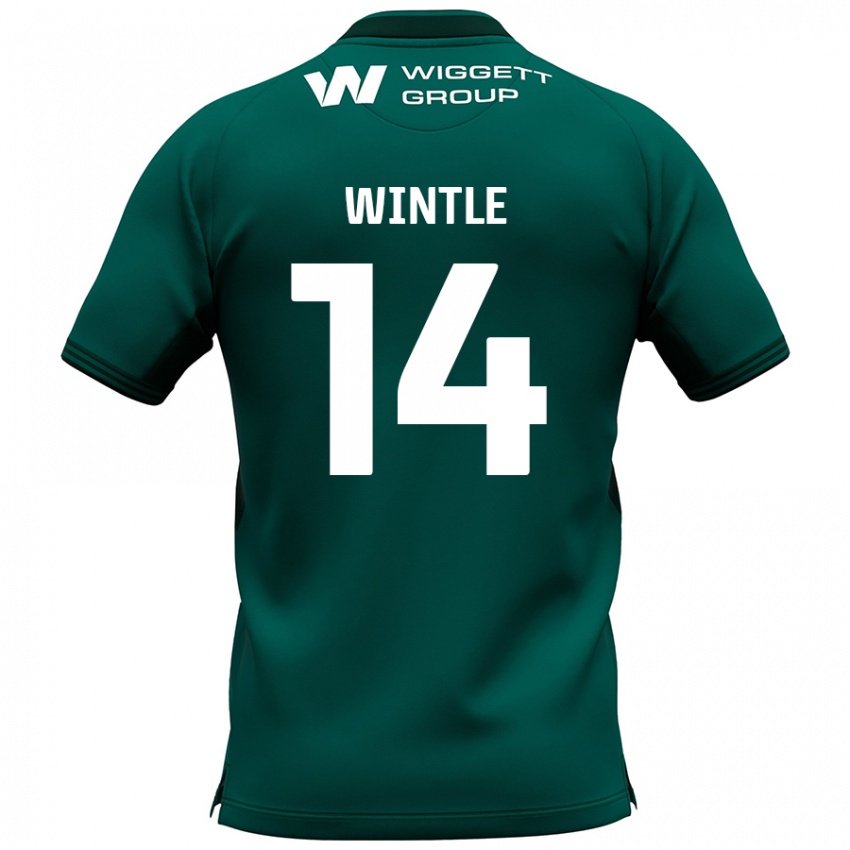 Kinderen Ryan Wintle #14 Groen Uitshirt Uittenue 2024/25 T-Shirt België