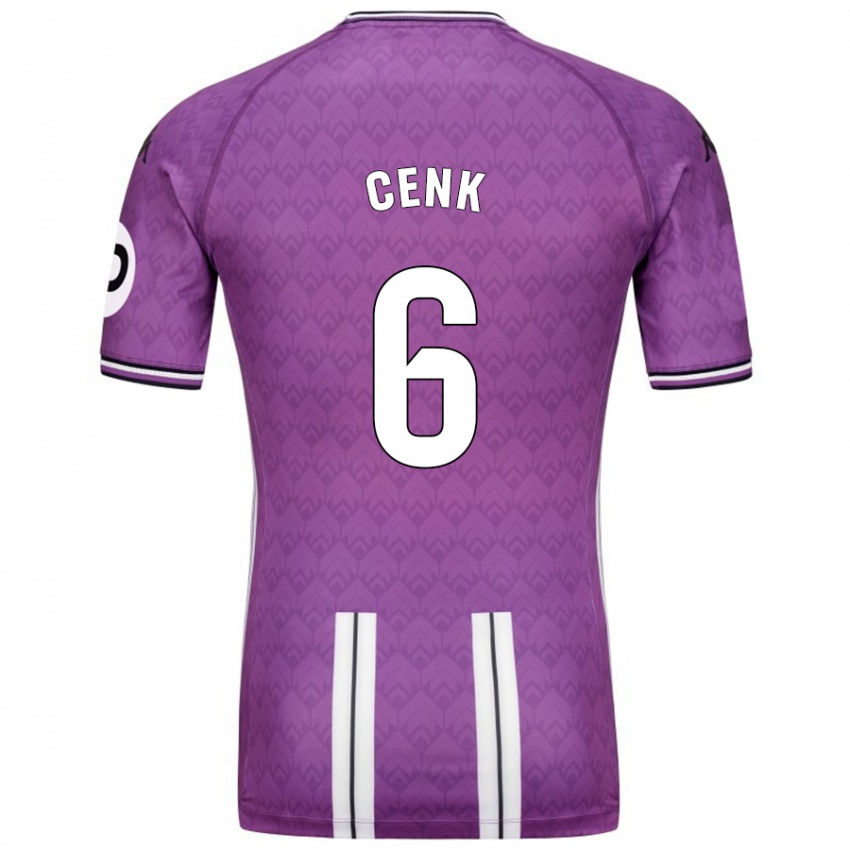 Herren Cenk Ozkacar #6 Violett Weiß Heimtrikot Trikot 2024/25 T-Shirt Belgien