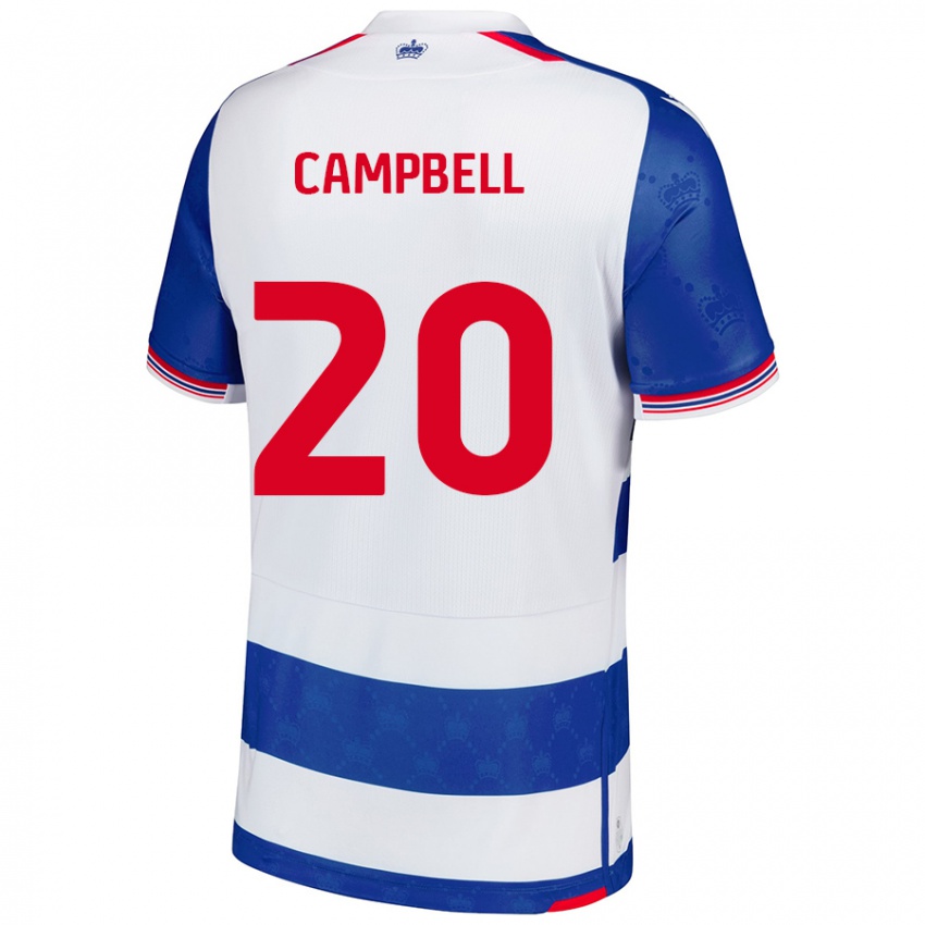 Heren Chem Campbell #20 Blauw Wit Thuisshirt Thuistenue 2024/25 T-Shirt België