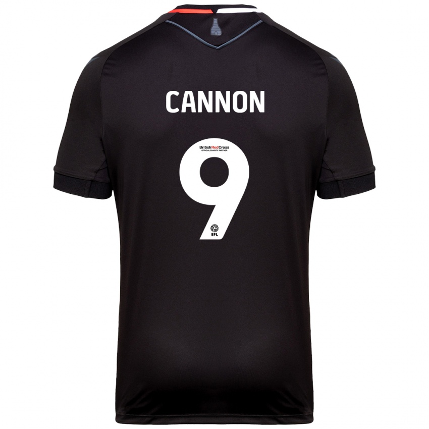 Herren Thomas Cannon #9 Schwarz Auswärtstrikot Trikot 2024/25 T-Shirt Belgien