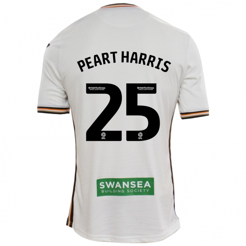 Dames Myles Peart-Harris #25 Wit Thuisshirt Thuistenue 2024/25 T-Shirt België